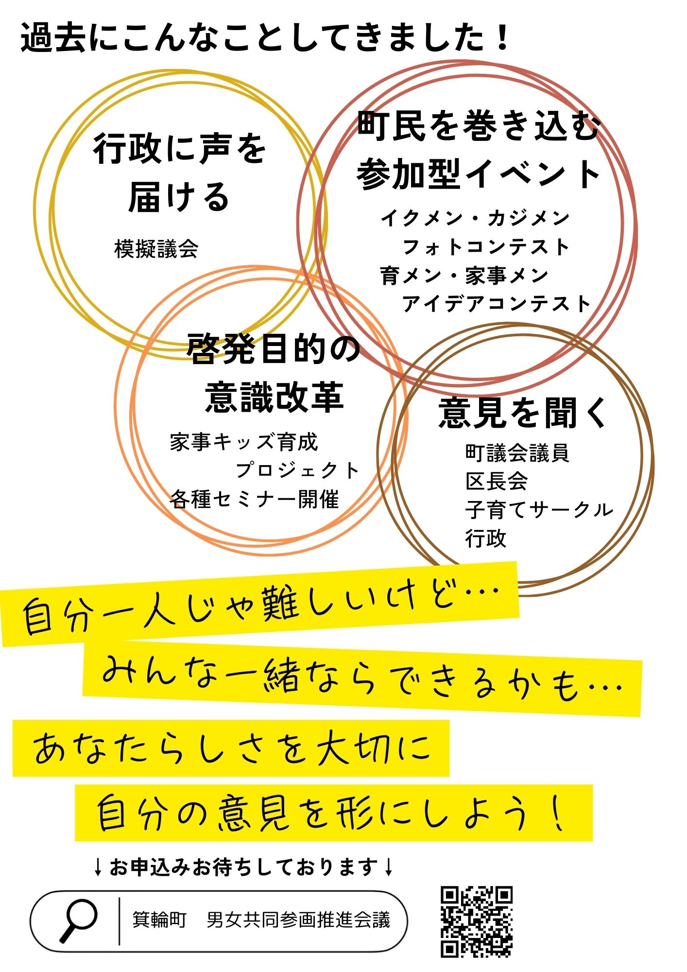 男女共同参画推進会議メンバー募集2