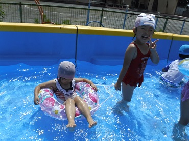 長田保育園：楽しかったね！プール遊び
