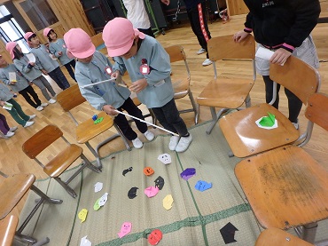 松島保育園：中部小学校との交流（年長）5歳児