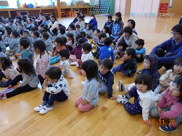 松島保育園：食育集会（2歳～年長）