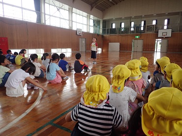 上古田保育園：小学校のお兄さんお姉さんと遊んだよ！！