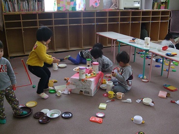 松島保育園：こあら組２歳児のある日