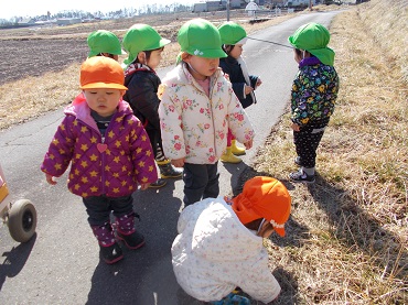 上古田保育園：春を探しに