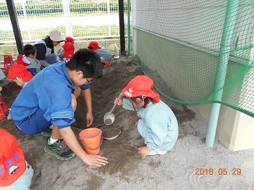 松島保育園：お兄さんお姉さんと遊ぼう～中学校職場体験学習～