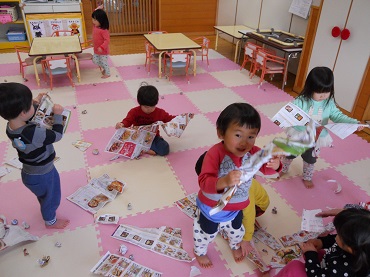 松島保育園：うさぎ組１組１歳児の活動