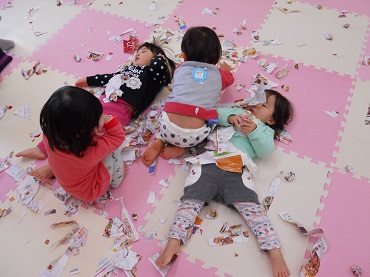 松島保育園：うさぎ組１組１歳児の活動