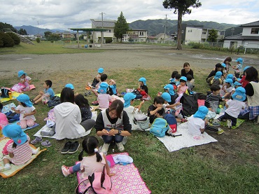 松島保育園：年少組・秋の遠足