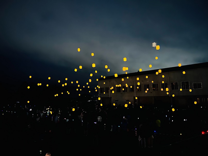 スカイランタン in minowa