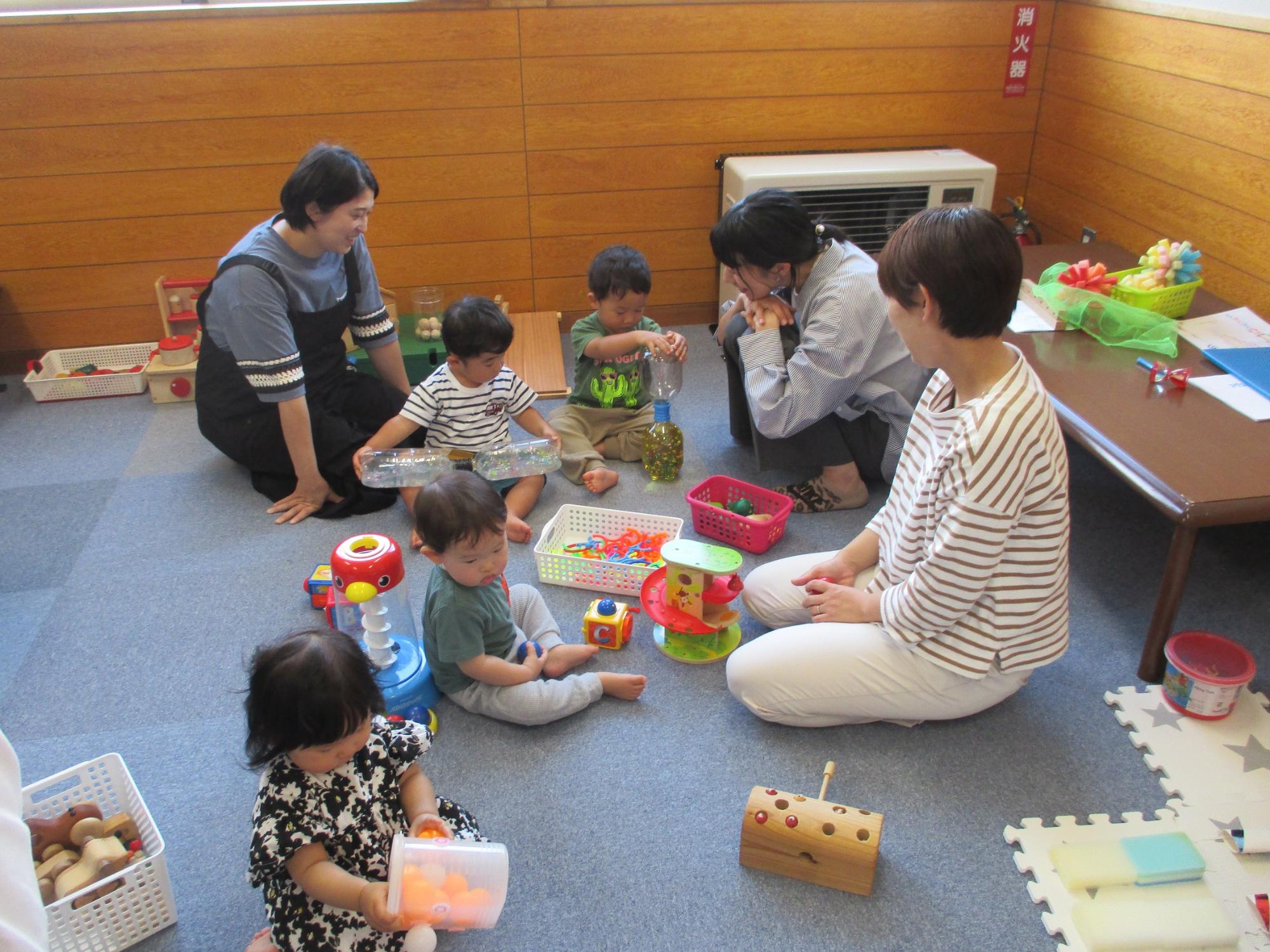 お友達と一緒にいろいろな主tyで遊んで盛り上がりました。