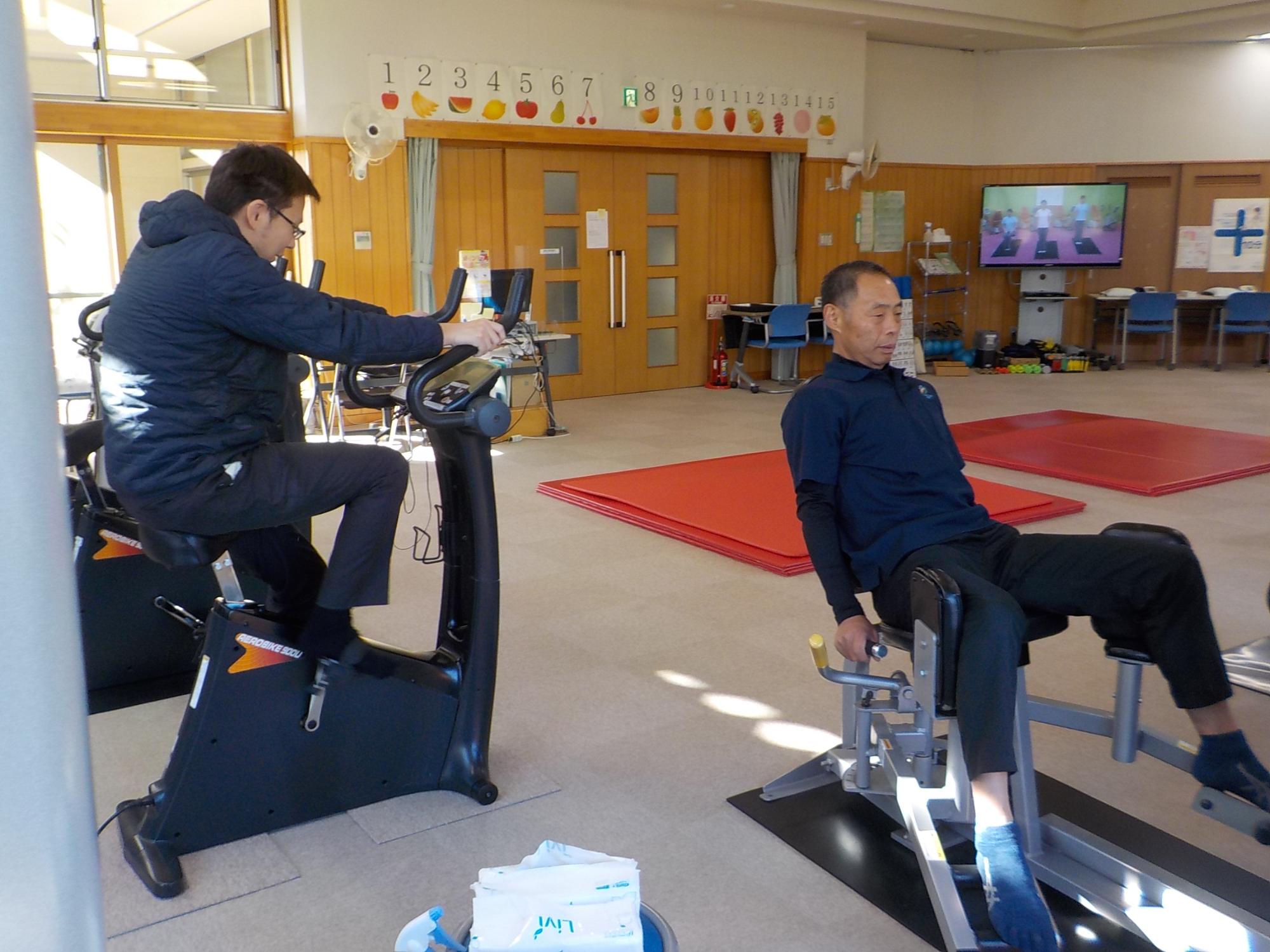 短期集中！夜トレコース 運動の様子